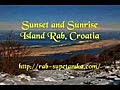 Sunset and Sunrise - Croatia Rab | BahVideo.com