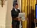 Obama sends his first tweet  | BahVideo.com