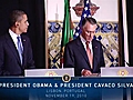 President Obama Meets with President Silva | BahVideo.com