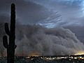 Sandsturm w lzt sich ber Arizona | BahVideo.com
