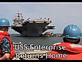 USS Enterprise Returns Home | BahVideo.com