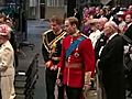 William Harry Enter Westminster Abbey | BahVideo.com