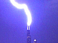 Raw Video Lightning hits Chicago s Willis Tower | BahVideo.com
