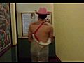 gordy dare to ride horse in pink cowboy hat threw pub lol x | BahVideo.com