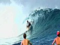 Big wave surfing at Teahupo o | BahVideo.com