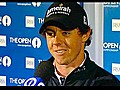 Rory s all smiles ahead of the Open | BahVideo.com