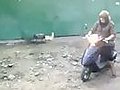 Girl on Scooter FAIL  | BahVideo.com