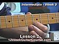 Learning Guitar Scales Intermediate Guitar Week 9 Lesson 2 | BahVideo.com