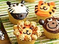 How to make jungle animal cupcakes | BahVideo.com