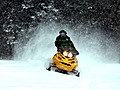 Snowmobile snowpocolpyse fun  | BahVideo.com