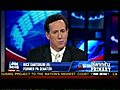 Hannity Helps Santorum Explain Away His  | BahVideo.com