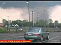 Tornado passing through downtown Springfield Ma - NEW | BahVideo.com