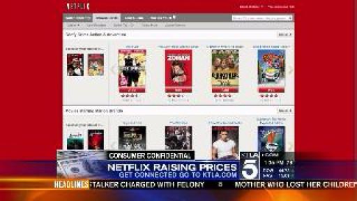 KTLA Consumer Confidential Netflix Raising  | BahVideo.com