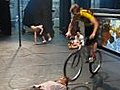 Bike Tricks Over a Guy | BahVideo.com