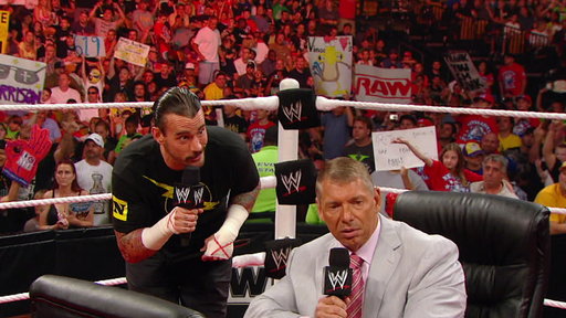 WWE Monday Night Raw - CM Punk and Mr McMahon Talk Things Out | BahVideo.com