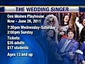 Des Moines Playhouse Preview Of The Wedding  | BahVideo.com