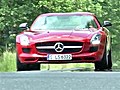 S chtig nach Tempo Mercedes SLS AMG | BahVideo.com