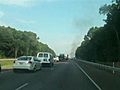 18-Wheeler Fire Stalls Traffic On I-20 | BahVideo.com