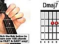 Dmaj7 - Guitar Chords Lesson | BahVideo.com