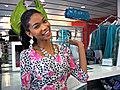 Chanel Iman Shops at the Red Bag Boutique in Culver City | BahVideo.com