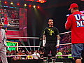 WWE Monday Night Raw - John Cena Interrupts The Contract Negotiation | BahVideo.com