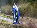 Rally car somersaults 7 times | BahVideo.com