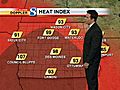 Video Forecast Heat Index Near 100 Today | BahVideo.com