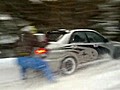 Karda araba arkas nda delice bir ov | BahVideo.com