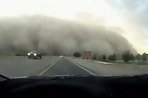 Driving Into a Dust Storm | BahVideo.com