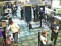 Cuffed and ticket ripped up - Cam 2 of 2 - TSA  | BahVideo.com