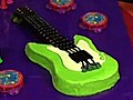 How to make an electric guitar cake | BahVideo.com