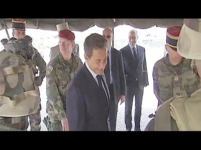 Sarkozy visite surprise Kaboul | BahVideo.com