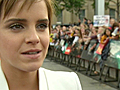 Emma Watson on the Red Carpet in London | BahVideo.com