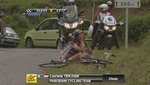 Tour de France stage 14 chute rabobank | BahVideo.com