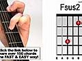 How to play Fsus2 - Suspended Guitar Chords Lesson | BahVideo.com