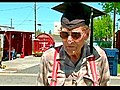 Man graduates college 79 years late | BahVideo.com