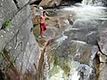First time at the Upper falls in Breeton Woods NH | BahVideo.com