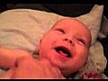 Chase s First Tickle Laugh | BahVideo.com