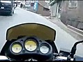 Luckiest Biker Ever | BahVideo.com