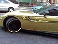 Gold Ferrari | BahVideo.com