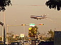Royalty Free Stock Video SD Footage Street View of Airplanes Landing at Miami Airport | BahVideo.com
