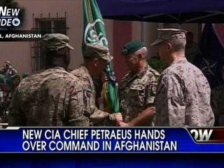 VIDEO Gen David Petraeus Hands Over Command to Gen John Allen in Afghanistan | BahVideo.com