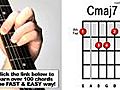 How to Play the Cmaj7 Guitar Chord | BahVideo.com