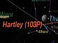 Comet Hartley 2 Encounters The Moon | BahVideo.com