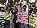 Raw Video Karachi Protest Over Bin Laden Raid | BahVideo.com