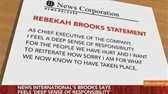 News Corp u2019s U K Newspaper CEO Brooks Steps Down | BahVideo.com