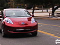 Planet 100 Test Driving the Nissan LEAF | BahVideo.com