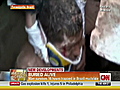 Man survives being buried in mudslide | BahVideo.com