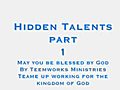 Hidden Talents part 1 wmv | BahVideo.com