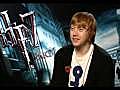Harry Potter And The Deathly Hallows Part 1 Exclusive Interview With Star Rupert Grint | BahVideo.com